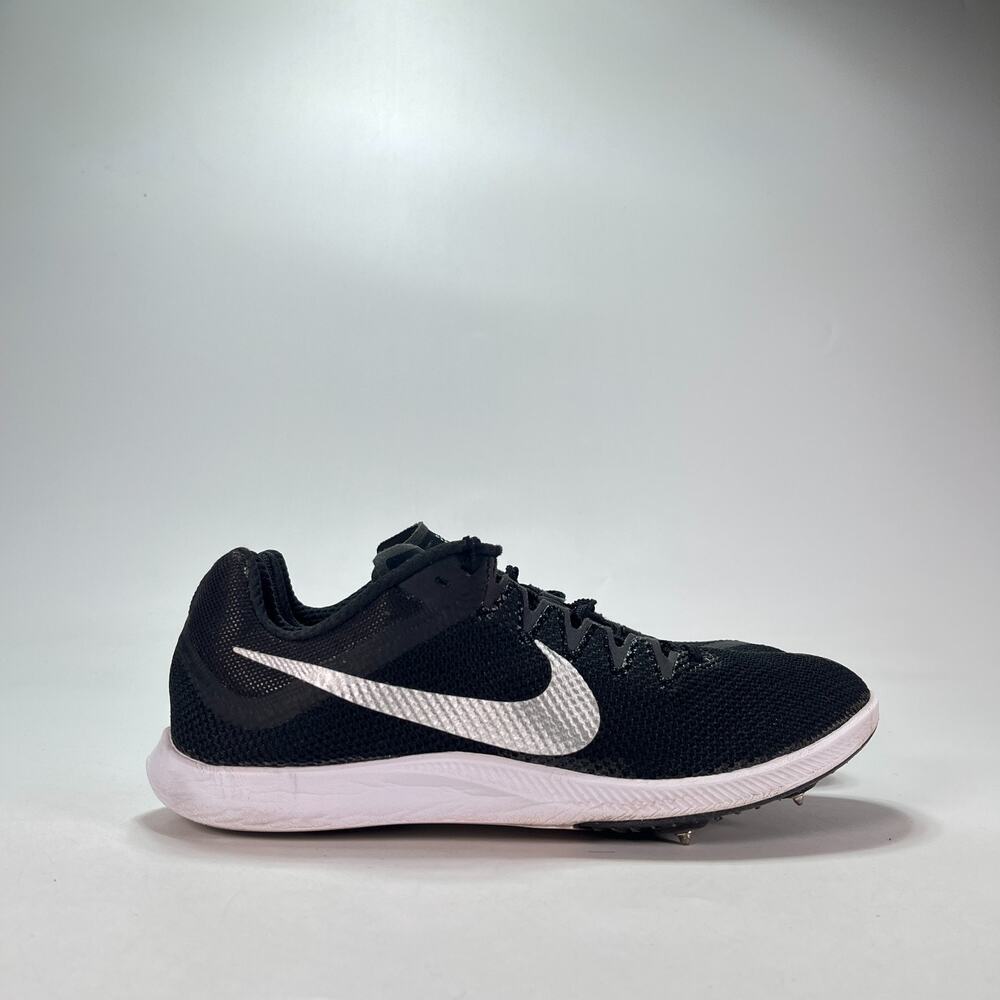 Nike Zoom Rival Distance Black White Track Spikes Shoes DC8725-001 Women's Sz 11